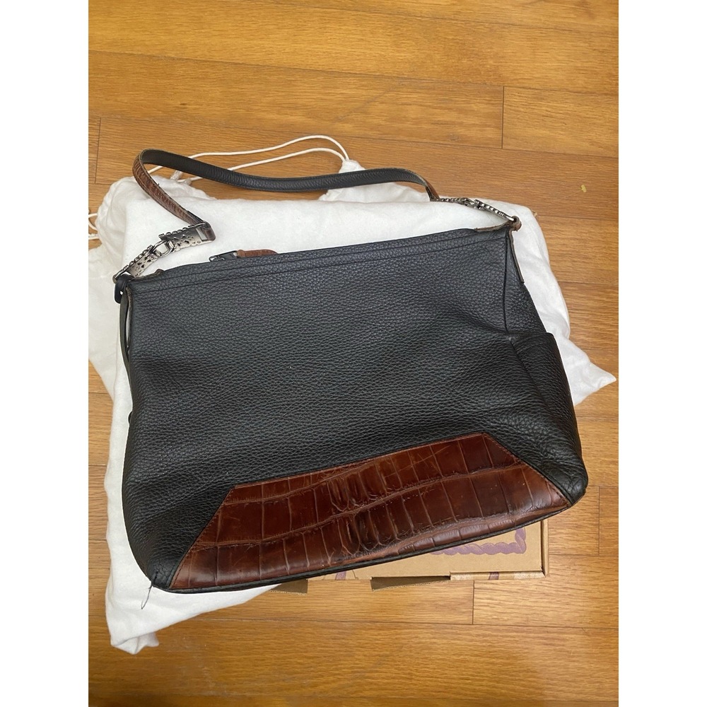 Brighton Vintage Leather‎ Shoulder Bag Dolores Please See Pics With Box/dust Bag - Picture 2 of 16